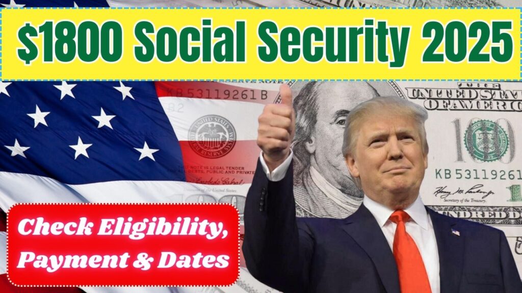 $1800 Social Security 2025