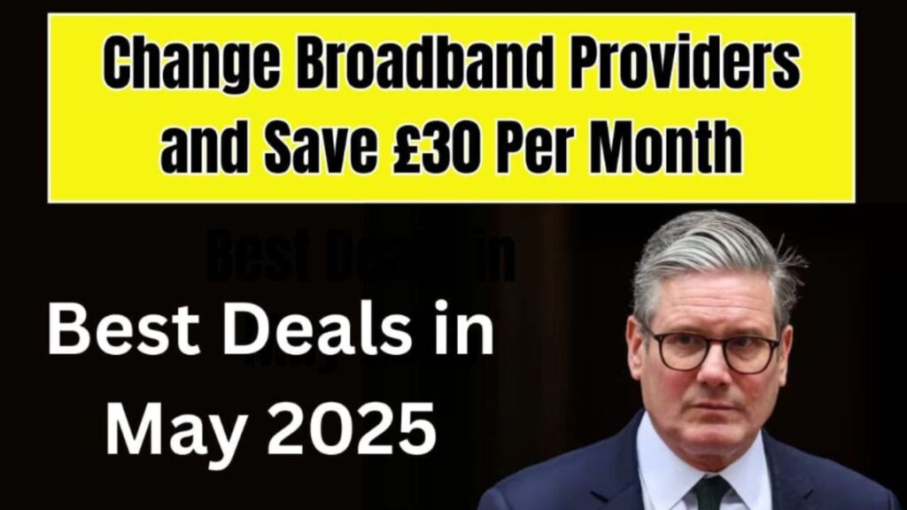 Change Broadband Providers and Save £30 Per Month