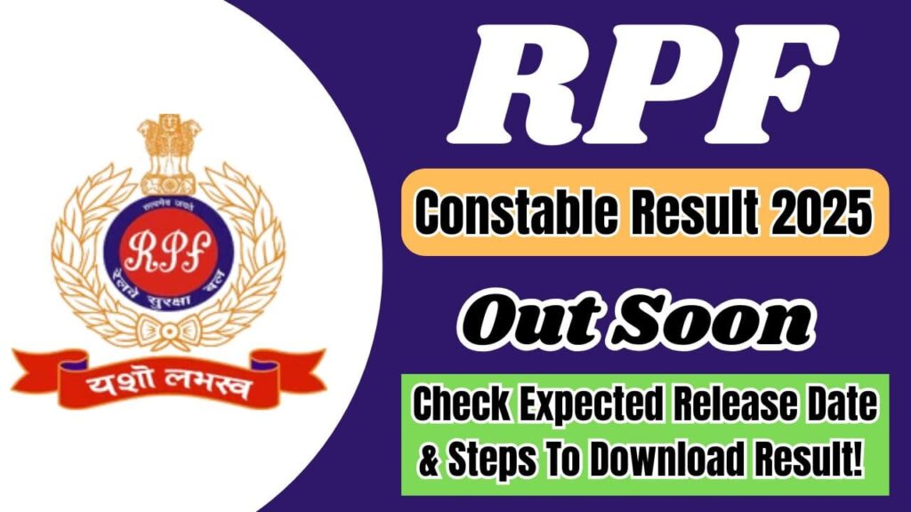 RPF Constable Result 2025